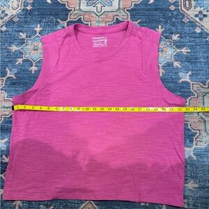 Faherty Pink Sleeveless Top, XL